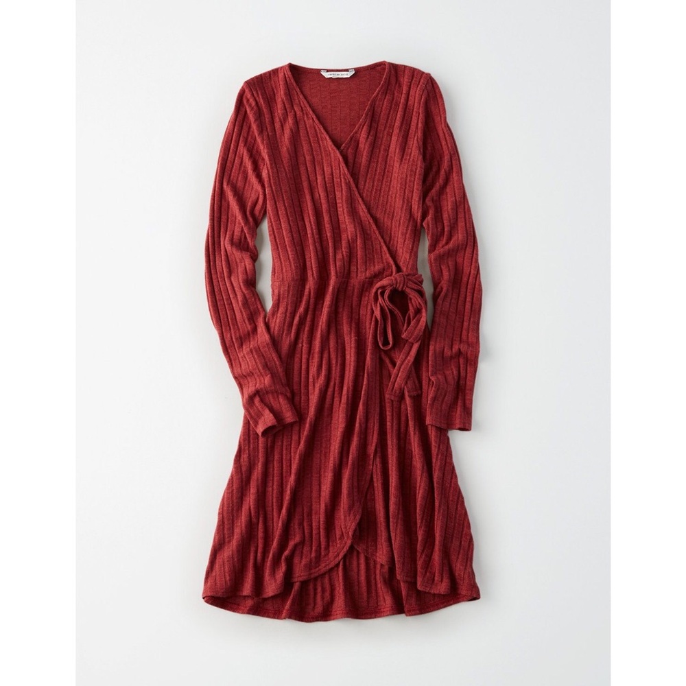 AE Knit Wrap Dress